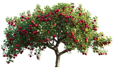 Apple Tree isolated on a white background