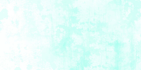 Wall Mural - Mint blue watercolor background hand-drawn. Blue chalk brush strokes background. Blue sky shades color watercolor illustration. Teal Sky blue white distressed overlay with grainy, vivid textured glit