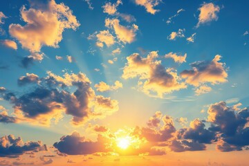 Wall Mural - an image capturing the majestic presence of the sun, with its vast size and luminosity reminding us 