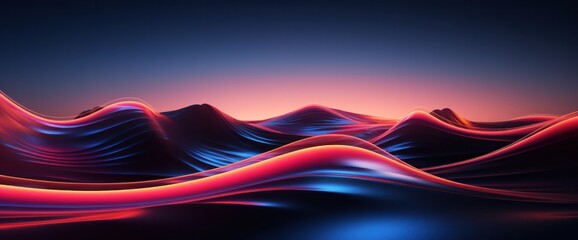 Wall Mural - futuristic, background, technology, abstract, network, line, light, connection, communication, future. hi-end image background abstract wave colourful light for technology banner generate via AI.