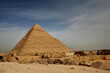 View of Khafre Pyramid in Giza