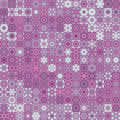 Aufkleber - Vintage style seamless pattern background.