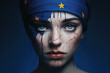 Stop violence against women and sexual abuse, fight human trafficking and stop violence against women. Concept for civil rights and suppression of freedom. European Day of Victims of Crime, 22 March.
