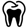Dental care products vektor icon illustation