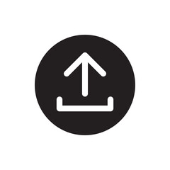 Poster - download upload document vector icon