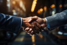 Generative AI Depiction Of A Professional Handshake