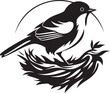 Avian Assembler Vector Nest Design NestCraft Weaver Bird Icon