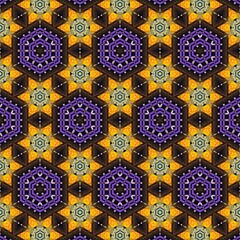 Aufkleber - Vintage style seamless pattern background.