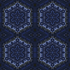 Aufkleber - Vintage style seamless pattern background.