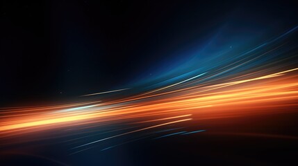 abstract space lines background rainbow lighting, abstract background with copy space; stock footage, in the style of dark orange and dark aquamarine, light navy and bronze, generative AI.