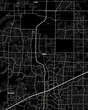 Frisco Texas Map, Detailed Dark Map of Frisco Texas