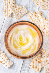 Poster - Bowl of hummus