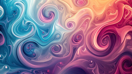 Wall Mural - Whimsical abstract background