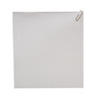 white note paper with clip