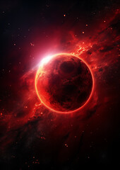 Wall Mural - Planet in space