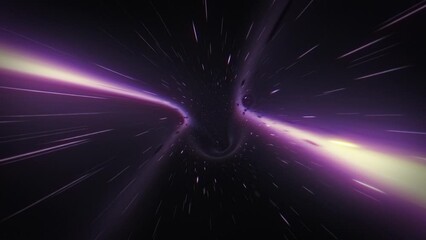 Wall Mural - Wormhole Through Time And Space - Animation