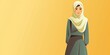 © Johnathan - Arabic Woman Maid Job Employment Beautiful Setting Generative AI