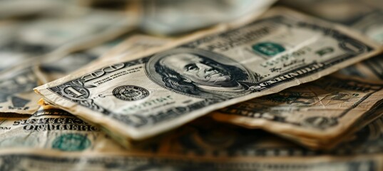 Poster - Fiat dollars money. Generative AI technology.	

