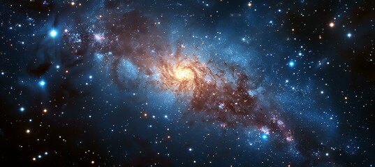 Wall Mural - galaxy solar system. science astronomy nature. generative ai technology.