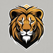 lioness logo icon isolated on white background