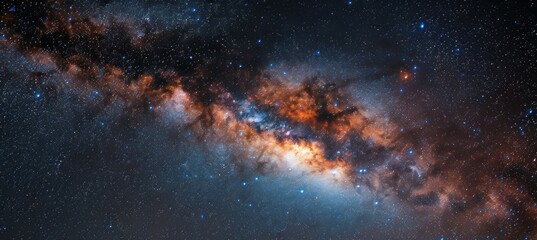 Galaxy star space formation. Generative AI technology.	
