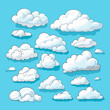 © ehsan - set of clouds vector illustration