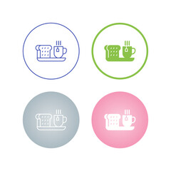 Sticker - Breakfast Vector Icon