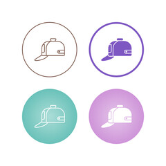 Sticker - Cap Vector Icon