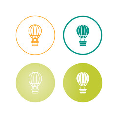 Poster - Hot Air Balloon Vector Icon