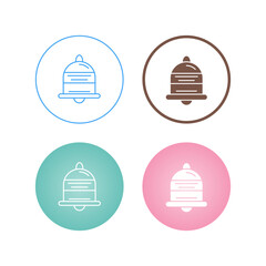 Sticker - School Bell Vector Icon