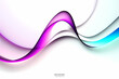 Vector abstract purple wave on white background with liquid and shapes on fluid gradient with gradient and light effects. Shiny color effects.