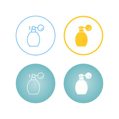 Sticker - Perfume Vector Icon