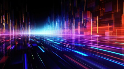 Vibrant Data Flow in Cyberspace