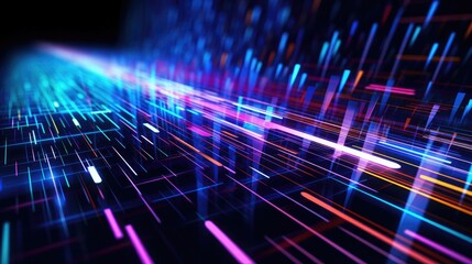 Vibrant Data Flow in Cyberspace