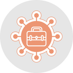 Sticker - Briefcase Icon