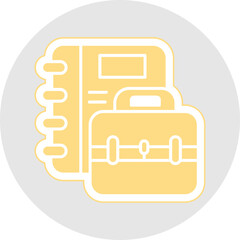 Sticker - Briefcase Icon