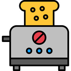 Wall Mural - Toaster Icon