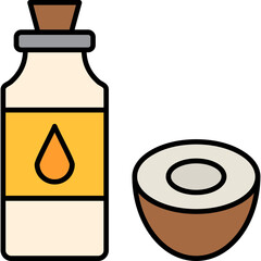 Poster - Coconut Oil Icon