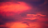 Fototapeta Na sufit - Beautiful red cloud in the sky