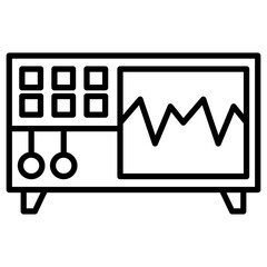 Canvas Print - Analyzer Icon of Electrician Tools iconset.