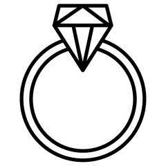 Sticker - Wedding Ring Icon of Wedding iconset.