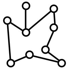 Sticker - network robustness icon of networking iconset.