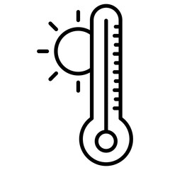 Wall Mural - Thermometer Icon of Chemistry iconset.