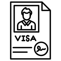 Poster - Visa Icon of Immigration iconset.