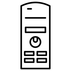 Sticker - Computer Tower Icon of Technology iconset.