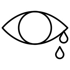 Sticker - Tears Icon of Funeral iconset.