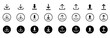 © stoker - Download and upload icon. Download icon files. Software download icon . Web icon set . Icons collection. Vector illustration.
