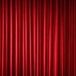 © Reazy Studio - Dark Red curtains texture background, wave lines background