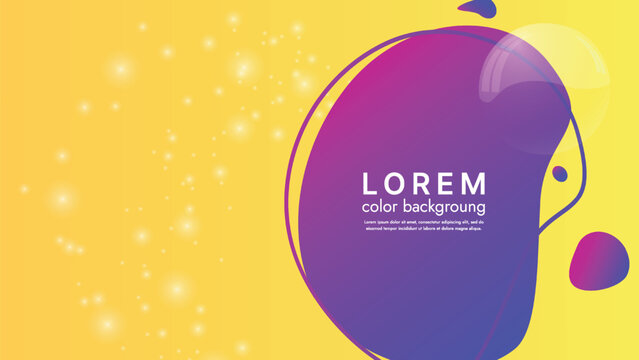 This abstract illustration features a modern and colorful design that impresses with geometric shapes and color transitions. Can be used as a background for websites, posters and advertising banners.