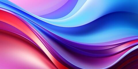 Abstract fluid iridescent holographic neon curved wave in motion colorful background 3d render